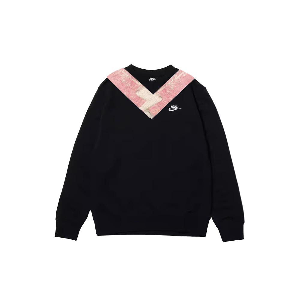 

Nike Новая толстовка в китайском стиле с нашивками, дышащая, универсальная, с логотипом в виде букв, с круглым вырезом и длинными рукавами, унисекс, черная BV2667-010(TEAM702-D20) S