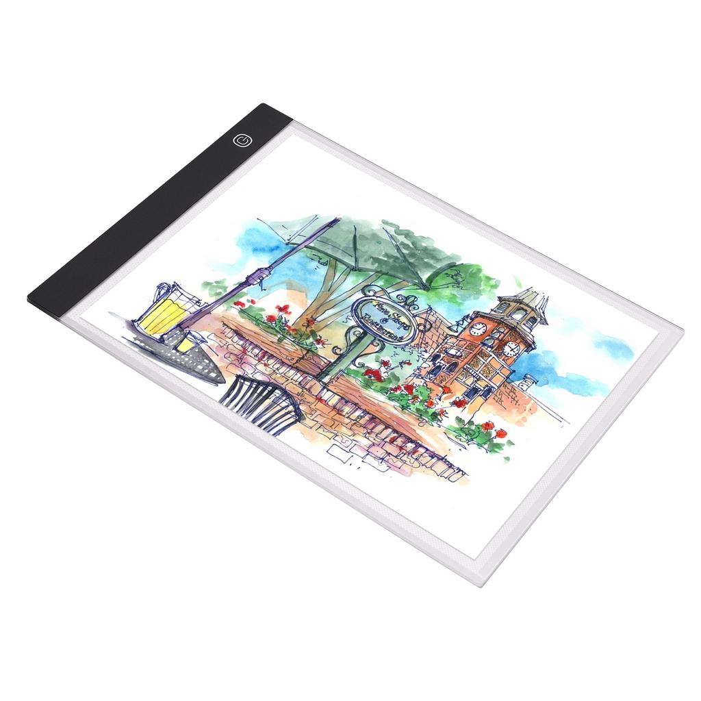 A2 Ultra Thin LED Light Box Dimmable Brightness Drawing Table USB Powered for Artists Designing Tattoo Drawing