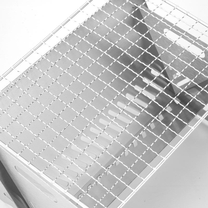 Ultralicht Opvouwbaar Roestvrij Staal Buiten Grill & Vuurkorf