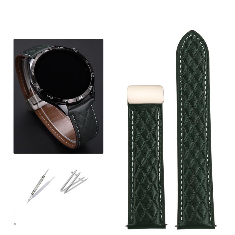 Magnetic Buckle Leather Strap For Huawei GT3 GT4 GT4 PRO Watch Ultimate Extraordinary Master Bracelet Wristband 20mm 22mm