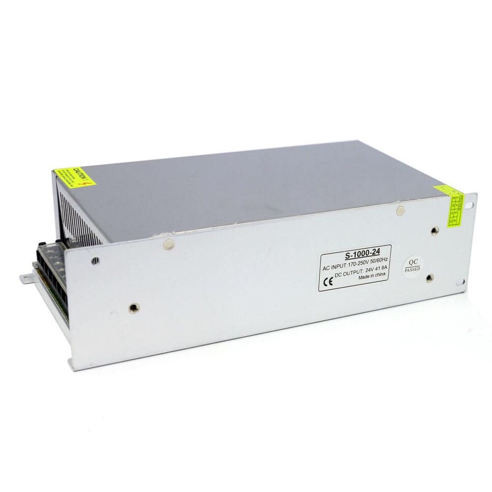 AC 100-240V To DC 24V 41.6A 1000W Voltage Transformer Regulated Switching