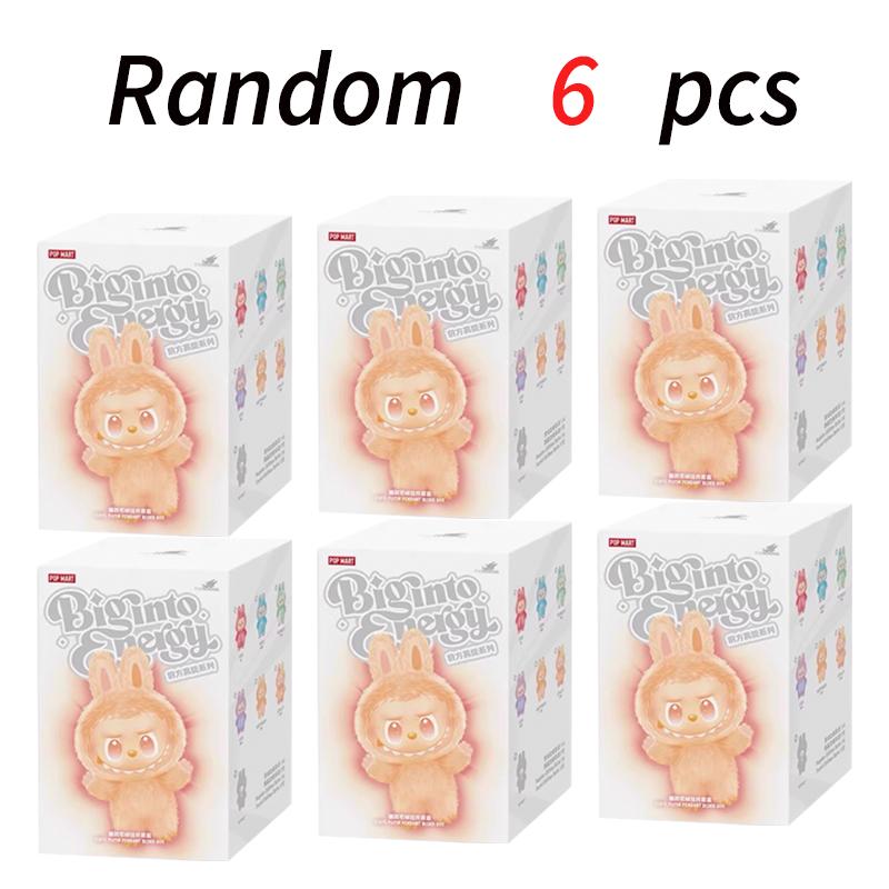 Labubu V1 V2 V3 Energy Series Heartbeat Macaron Enamel Monster Face Blind Box PVC Figurine Desktop Decoration Cute Doll Birthday Gift for Kids