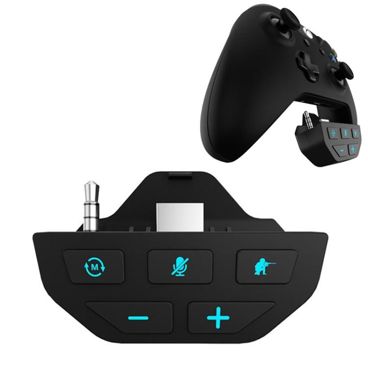 Für Microsoft XBOX One S / X / Elite HS-XO193A Gamepad Sound Enhancer 3,5mm Konverter Kopfhöreradapter