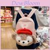 Duffy Bear Cartoon Backpack For Kids And Teens With Plush Design For Casual Travel