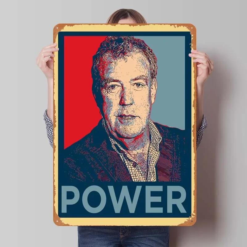

Jeremy Clarkson Quotes Sign Inspirational Posters Room Decoration Metal Tin Signs for Wall Art Decoration Decorative Metal Plate 15.7x11.8In(40x30cm)