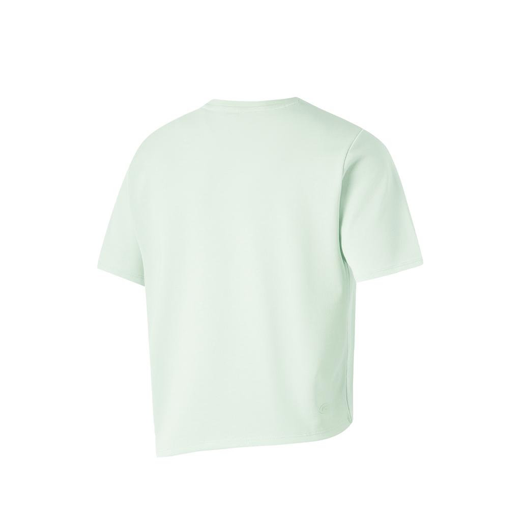 Li-Ning Ice Feel Comfortable Moisture Wicking Short Sleeve T-Shirt Women Tops Ice-Green ATSU484-2