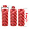 2 Peças Mola de Molde de Carga Média TM Mola Helicoidal Mola Espiral Ferramenta de Mola de Compressão de Estamparia Para Suporte de Barra de Levantamento de Amortecedor de Porta-malas Traseiro de Carro