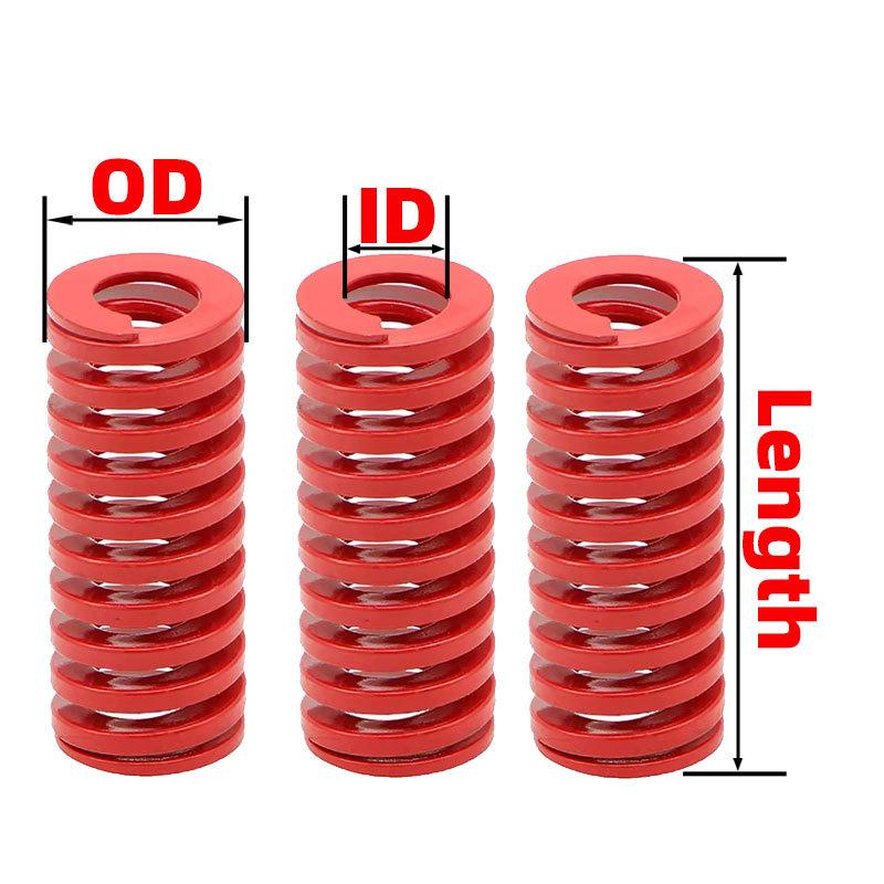 2 Peças Mola de Molde de Carga Média TM Mola Helicoidal Mola Espiral Ferramenta de Mola de Compressão de Estamparia Para Suporte de Barra de Levantamento de Amortecedor de Porta-malas Traseiro de Carro