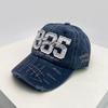 New Men's and Women's Hats  Embroidered Baseball Cap  Wash Cotton Ripped Outdoor Sunshade Casual and Fashionable Baseball Cap