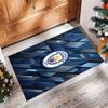 Manchester City Printed Flannel Area Rug Non Slip Soft Polyester Floor Carpet Indoor Decor Mat for Bedroom Living Room Sofa
