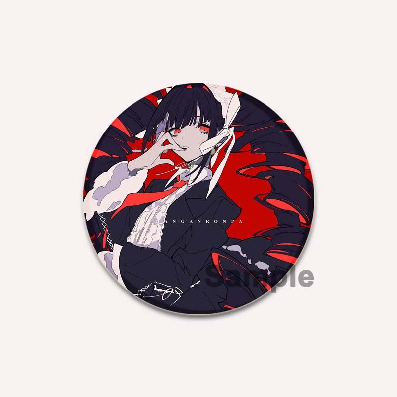 32/44/58MM Inferenz Abenteuer Spiel Anime Broschen Danganronpa HD Print Abzeichen Rucksack Kragen Cartoon Revers Pins Schmuck Geschenke Zubehör