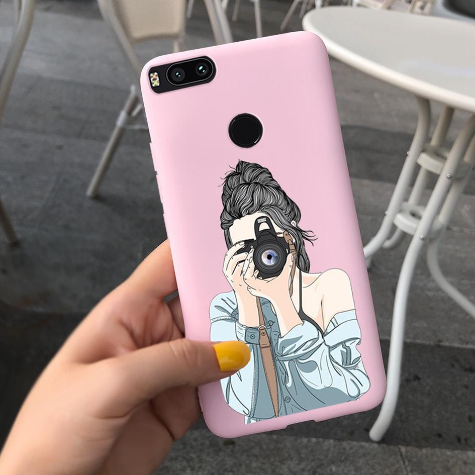 For Xiaomi Mi A1 5X Case New Butterfly Sunflower Patterns Soft Protector Bumper Cover For Xiomi Mi A1 MiA1 Mi5X Phone Cases 5.5"