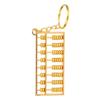 2pcs 8 Rolls Abacus Key Ring Alloy Abacus Pendant Chinese Abacus Keychain  For Handbag Decoration