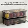 Transparent Dustproof Makeup Brush Holder with Cover Stationery Container Storage Box Desktop Organizer Cosmetics Dustproof Box