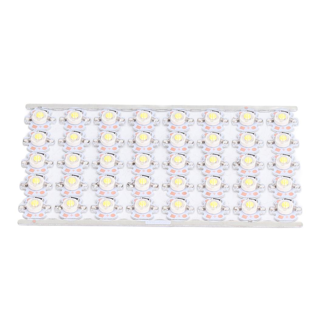 LED Chip Bulb High Brightness Energy Saving DIY Lamp Beads with Aluminum Plate for 1W 12V Headlights Cabinet Lights