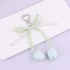 Pearls Bows Bag Charm Pendant Aesthetic Purse Charms Aesthetic keychains Keyring for Women Backpack Purse Handbag Decors