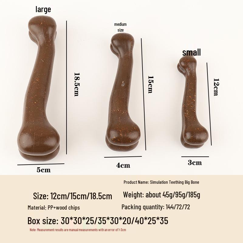 Durable Interactive Dog Chew Toy: Bite-Resistant Molar Stick for Training and Dental Health