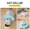 Cat Cone Collar Stop Licking Adjustable Ribbing Neck Recovery Collar