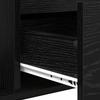 Coffee Table Black Oak Effect 90 X 50 X 26.5 Cm Engineered Wood
