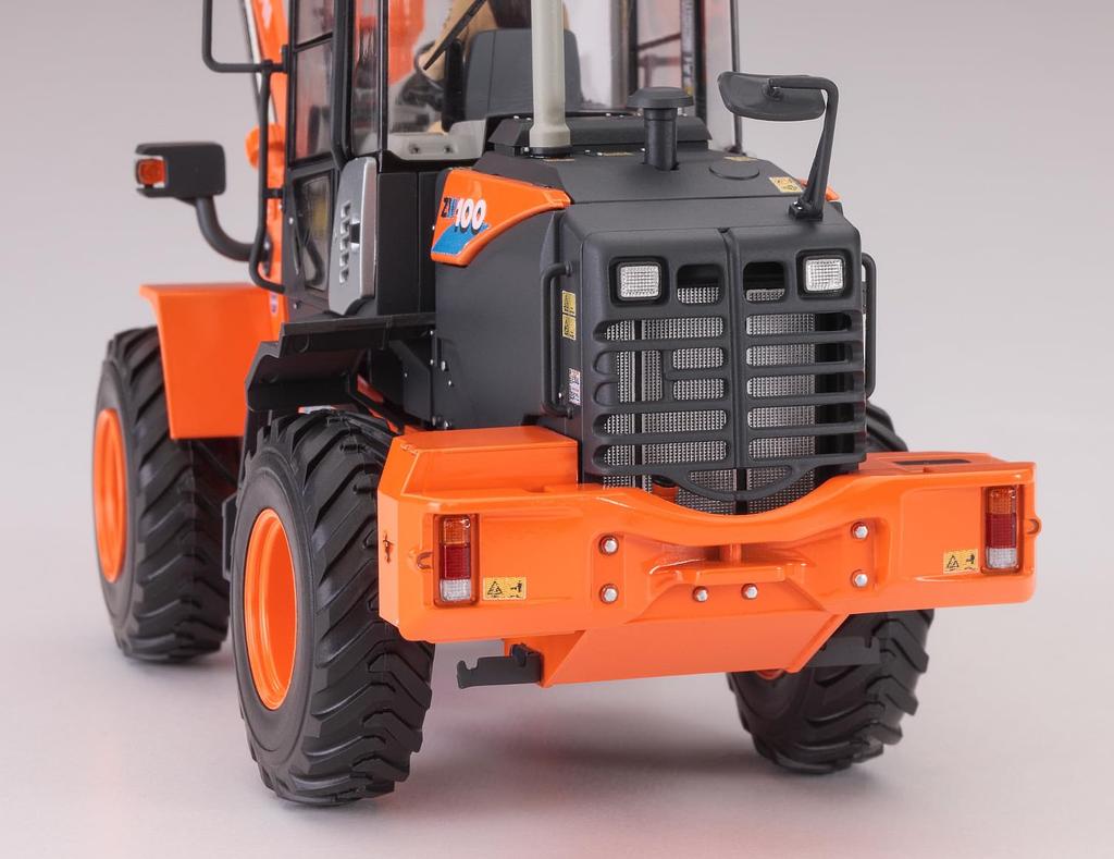 Hasegawa Construction Machinery Series Hitachi Construction Machinery Wheel Loader Plastic Model Kit WM04 1/35 ZW100-6