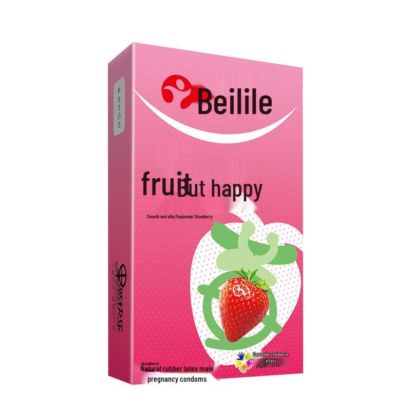 Beilile Happy Super Thin Fruit-Flavored Condoms, Family Planning Products
