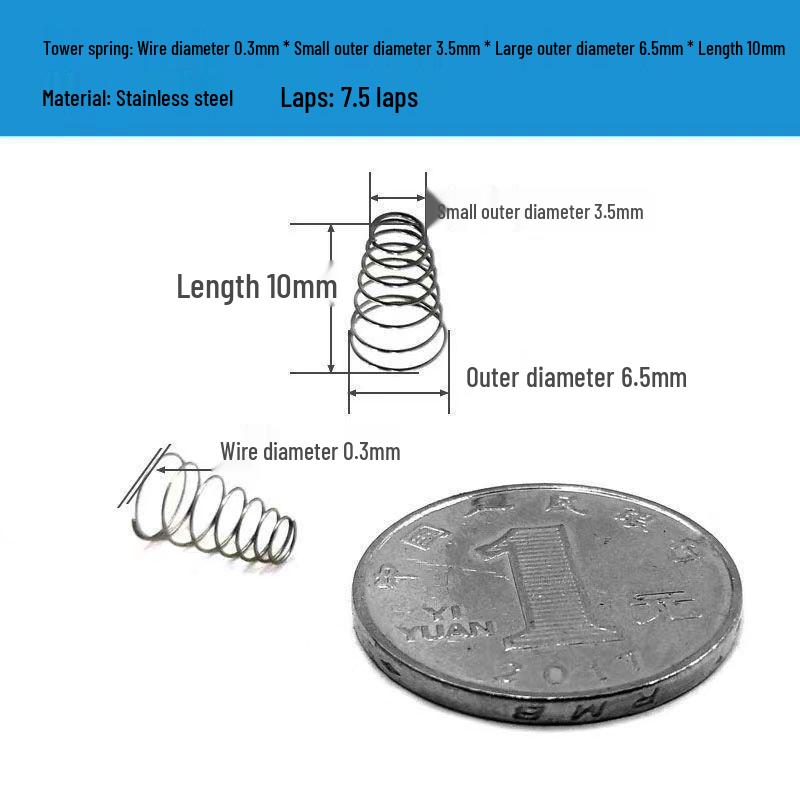Belleville 304 Stainless Steel Compression Spring with High Elasticity