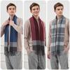Hengyuanxiang 100% Wool Plaid Scarf