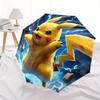 Pikachu Electric Automatic Folding Umbrella, 8 Ribs for All-Season Use, Portable for Travel & Outdoor Activities a0819061