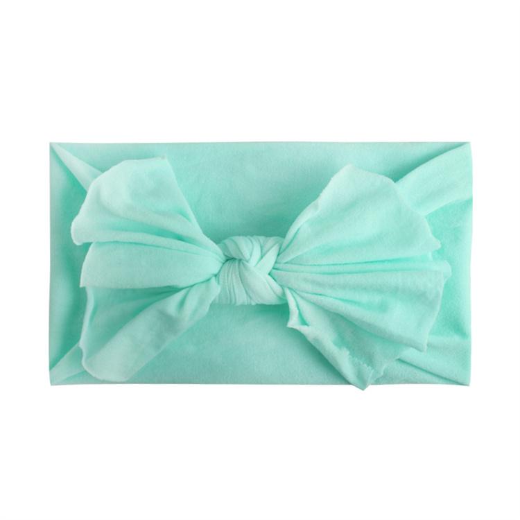 Nuovissimi Accessori Cerchietto per Bambino Morbido Confortevole Cerchietto con Fiocco in Nylon Dolci Cerchietti per Bambino