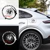 Auto Embleem Vinyl Reflecterend Brandstoftank Dop Stickers Decal Accessoires Voor 147 159 Giulietta Giulia Mito Spider Alpha Hoofdsteun
