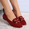 Women's Flat Shoes Fashion Casual Lofers 2025 Ladies Elegant Butterfly-Knot Comfortable Shoes Women Soft Classic Office Shoes