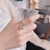 Xiaomi BF CLUB 925 Sterling Rings for Women Simple Geometric Handmade Irregular Retro Tassel Ball Ring Allergy For Birthday Gift