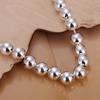 High Quality Fashion   Copper Bracelet Jewelry Charm 8MM Chain Bead Bracelets Gifts for Women Wedding 20cm