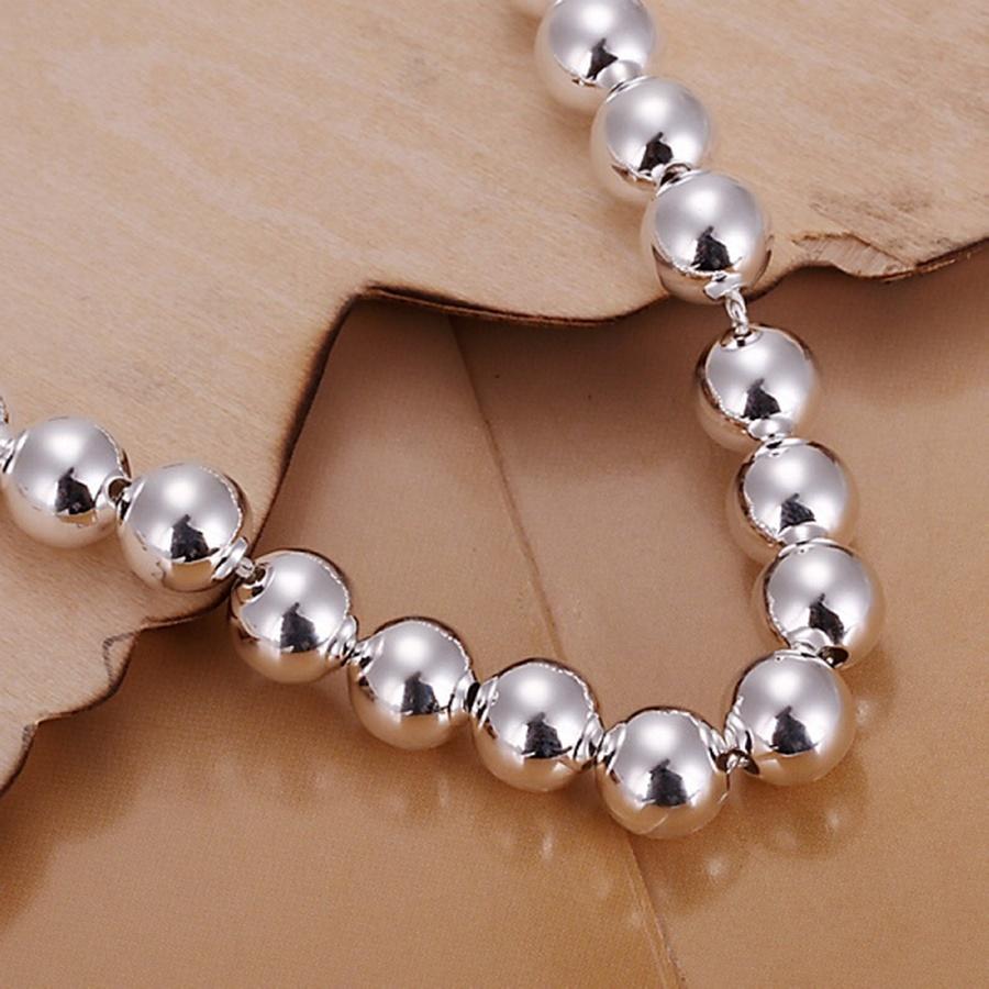 High Quality Fashion Copper Bracelet Jewelry Charm 8MM Chain Bead Bracelets Gifts for Women Wedding 20cm