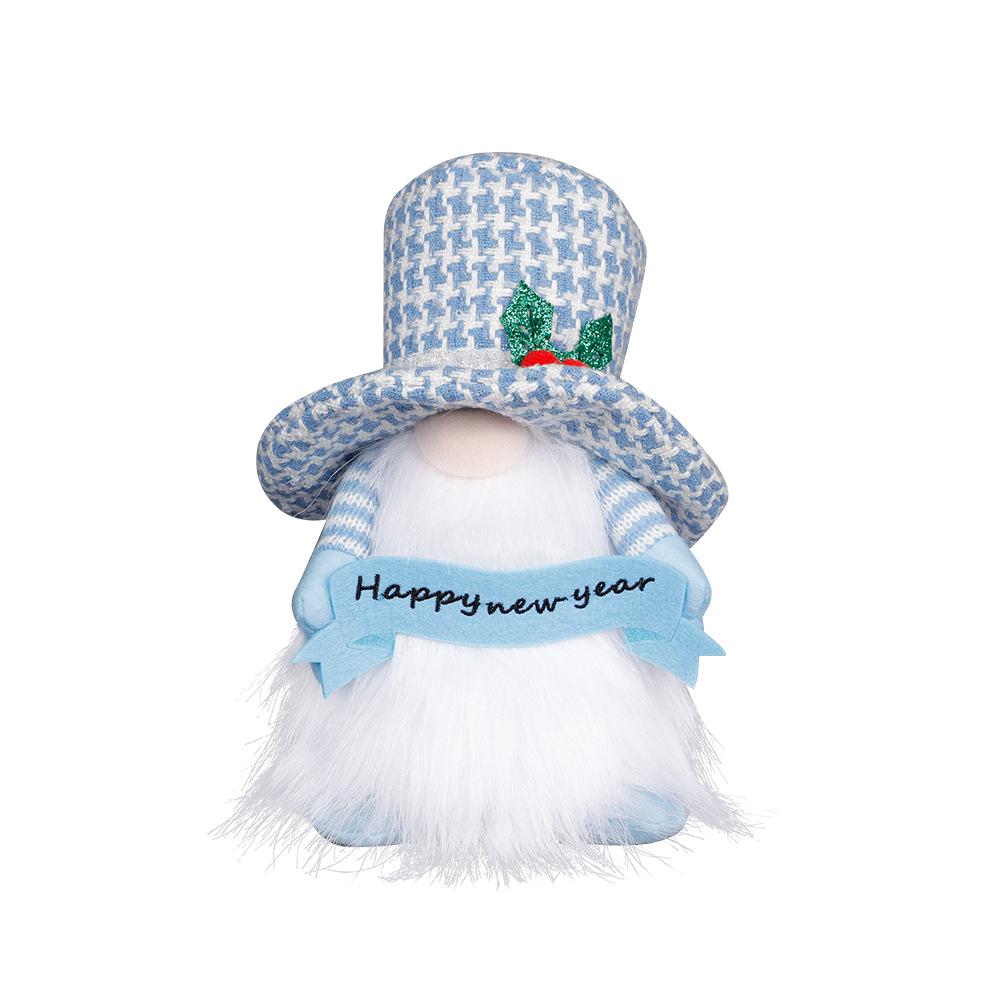 

Christmas Glowing Doll Figurine Dwarf Doll Couple Gift One Size