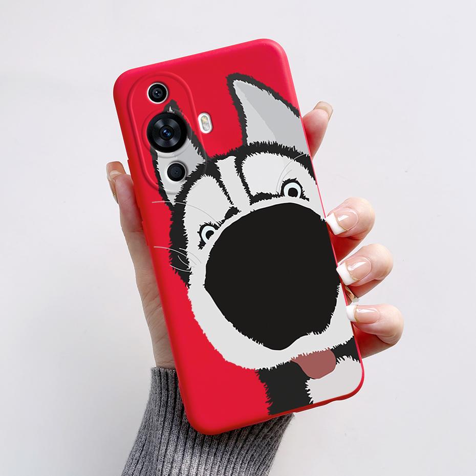 Für Huawei Nova 11 Hülle Niedliches Kaninchen Panda Bemalte Silikon Handyhüllen Abdeckung Für Huawei Nova 11 Nova11 Pro 11pro Nova11pro Funda