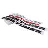 1pc 3D ABS  FORTUNER Letters Emblem Stickers for Toyota Fortuner Car Front Hood Bonnet Grill Trunk Badge Car Accessories