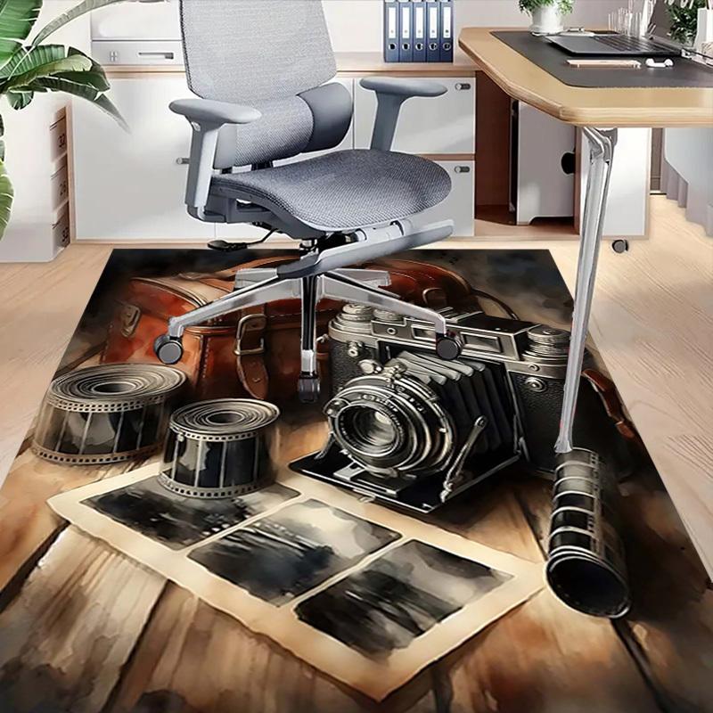 1PC Camera Film Extra Large Non-Slip Floor carpet, Office, family, bedroom, Studio - Large Area Rug Indoor Rugs, Vibrant Colors-A235