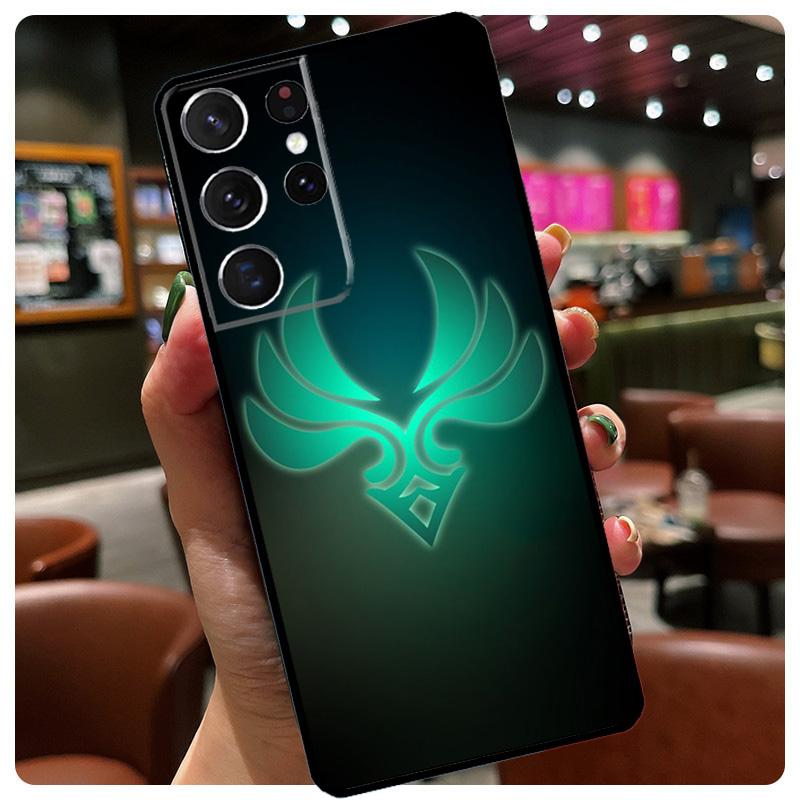 Genshin Impact Phone Case For Samsung Galaxy S25 S24 S23 S22 S21 S20 Ultra S9 S10 Plus S25 FE S24 FE Cover