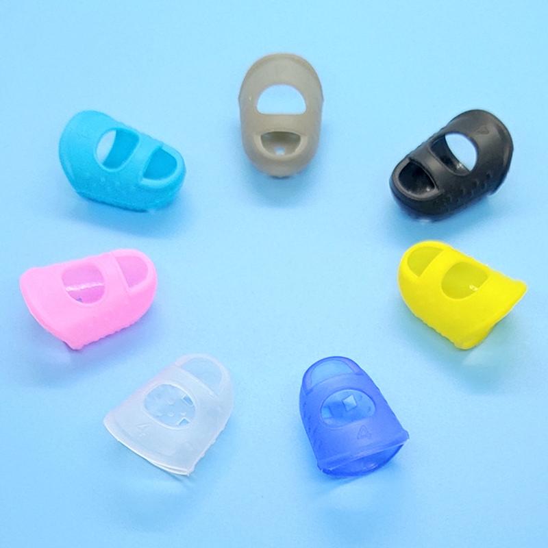 10~40pcs Guitar Fingertip Set Strings Instrument Guitar Protector Finger Thumb Hoder Silicone Fingertip Caps for Beginner TMZ