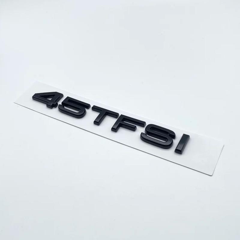 Lettere Nero Lucido 30TFSI 35TFSI 40TFSI 45TFSI 50TFSI 55TFSI Numeri Emblema Per Audi A1 A3 A4 A5 A6 A7 A8 Q2 Q3 Q5 Q7 Q8 S7