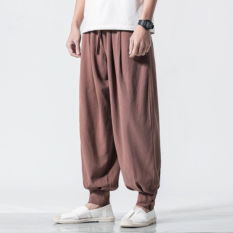 Loose Fit Men's Pants Required Casual Spring Summer Long Pant