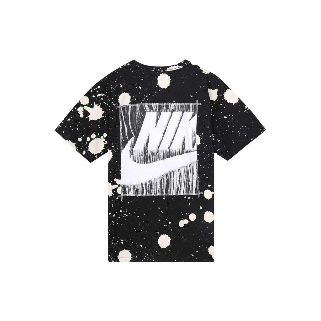 Nike Splatter Print Short Sleeve T-Shirt Men Tops Black CW0381-010