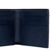 Montblanc Artisan Series Grainy Calfskin Short Double Fold Wallet Men Wallets Indigo 113217