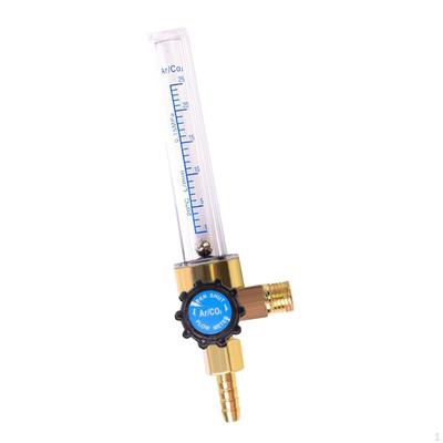 Regulador de Argônio Medidor de Vazão Metal Rosca G3/8 Faixa 1-25 L/Min Gás para Soldagem Mig Profissional
