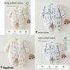 Baby Winter Cotton Romper With Thickened Insulated Fabric For Newborn Boys Girls