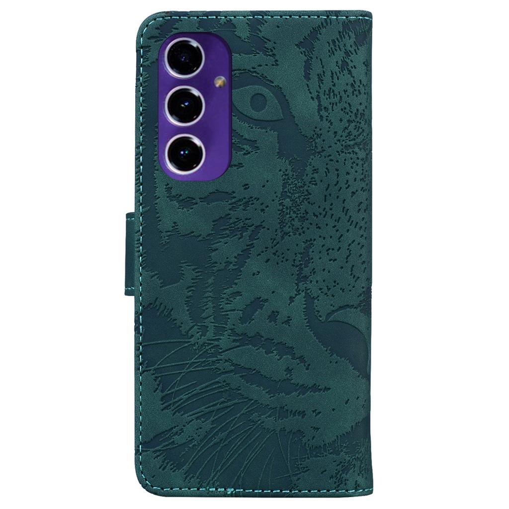 For Samsung Galaxy A16 5G/A16 4G Case Tiger Imprint Leather Wallet Phone Cover