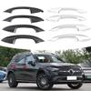Autotürgriff-Schüsselaufkleber aus Kohlefaser, kratzfest, Schutzfolie, Autozubehör für Mercedes Benz GLC C C200l C260L 2023