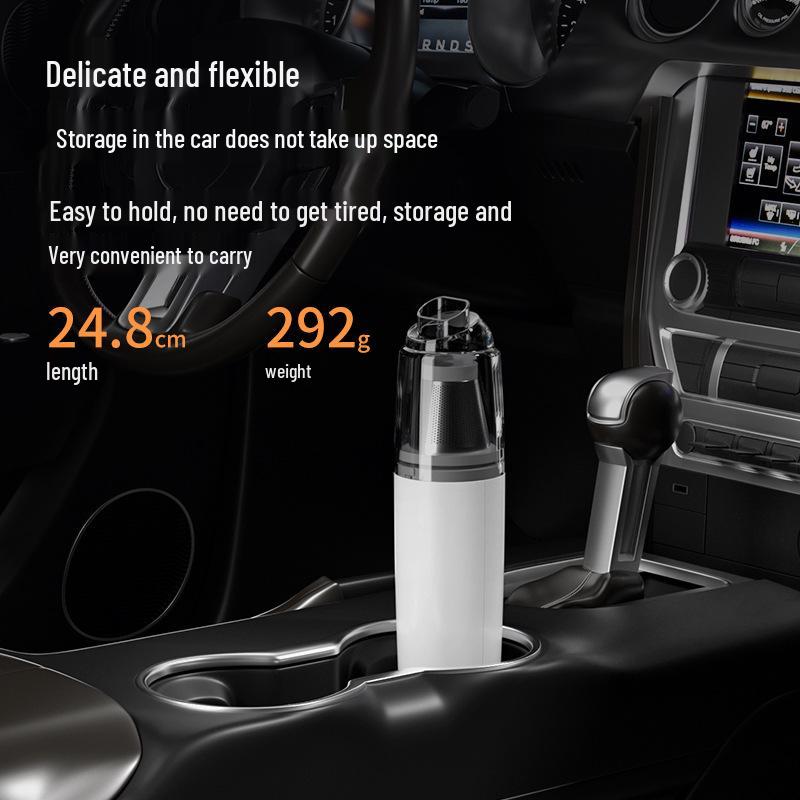 Wireless Handheld Car Vacuum Cleaner - Powerful Mini Suction & Blowing