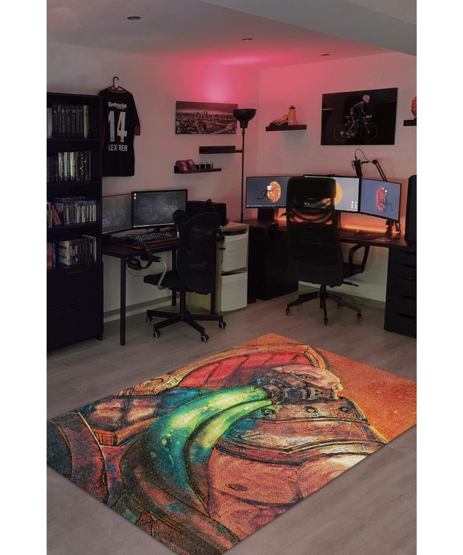 

Urgot Woven Based Washable Gamer Rug